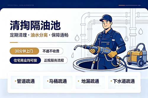 维扬清掏隔油池